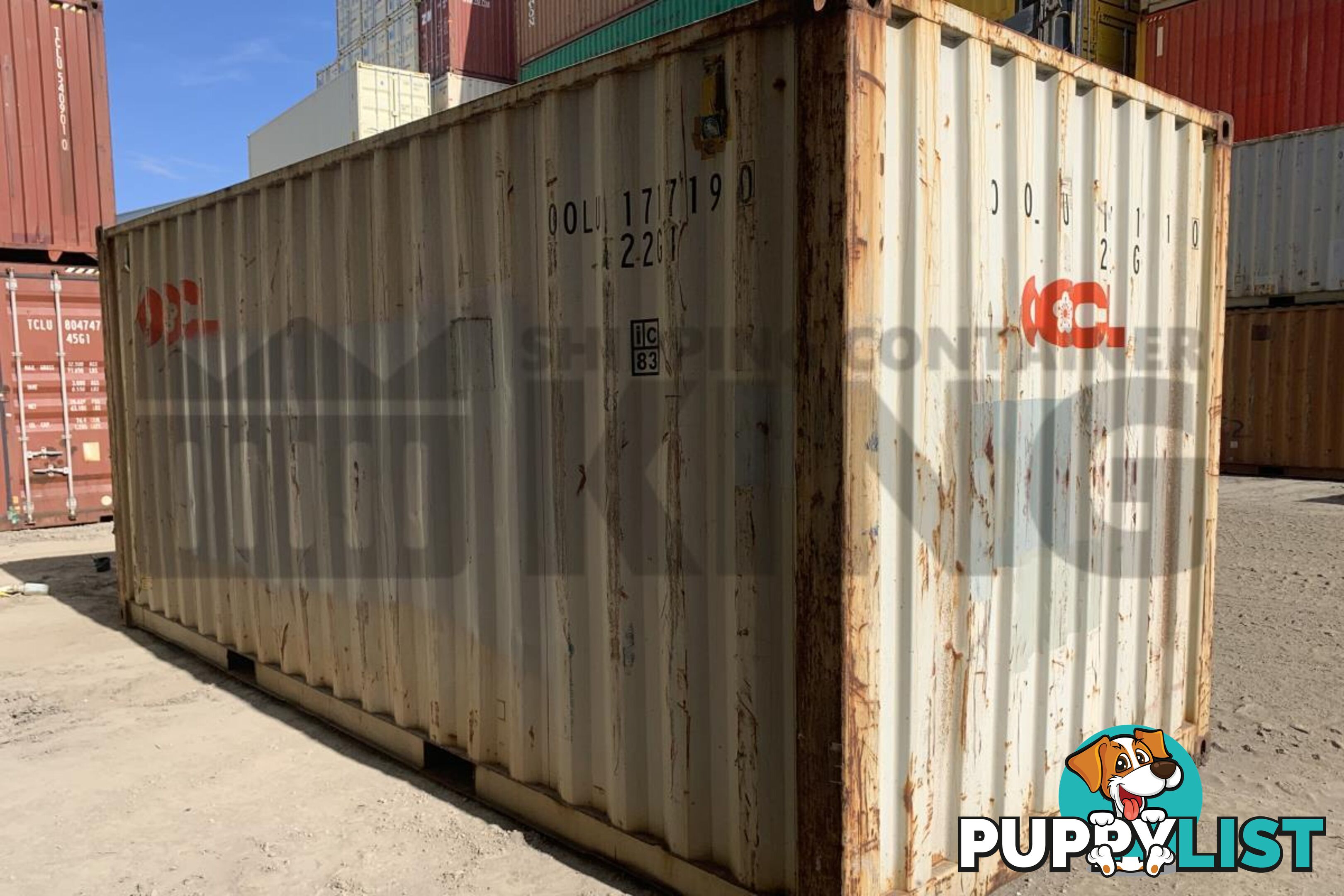 20' STANDARD HEIGHT SHIPPING CONTAINER