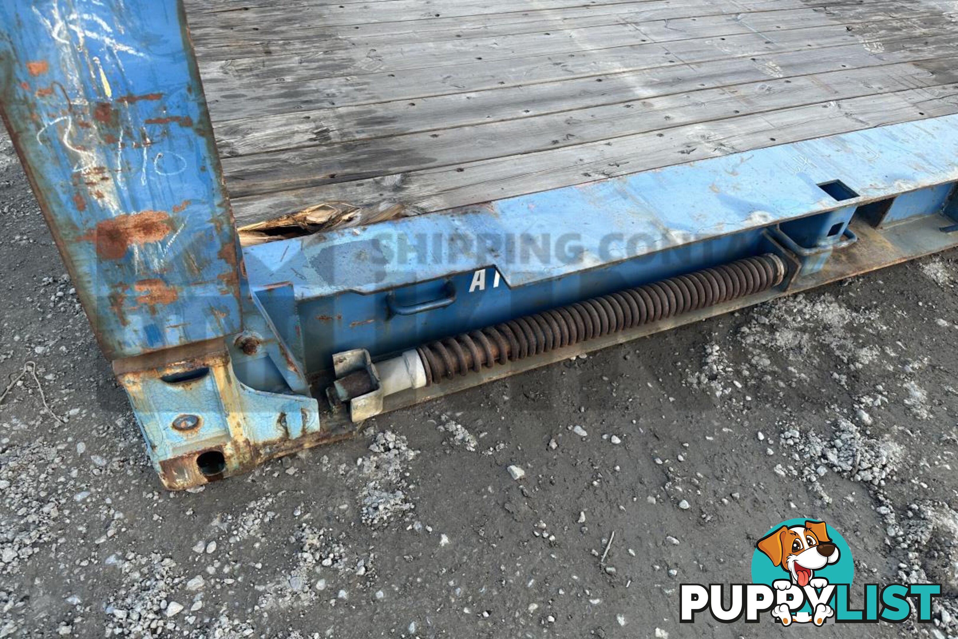 20' FLAT RACK SHIPPING CONTAINER (WITH COLLAPSIBLE ENDS)