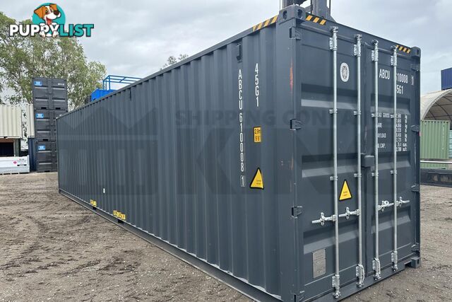 40' HIGH CUBE SHIPPING CONTAINER (STEEL FLOOR) - in Brisbane