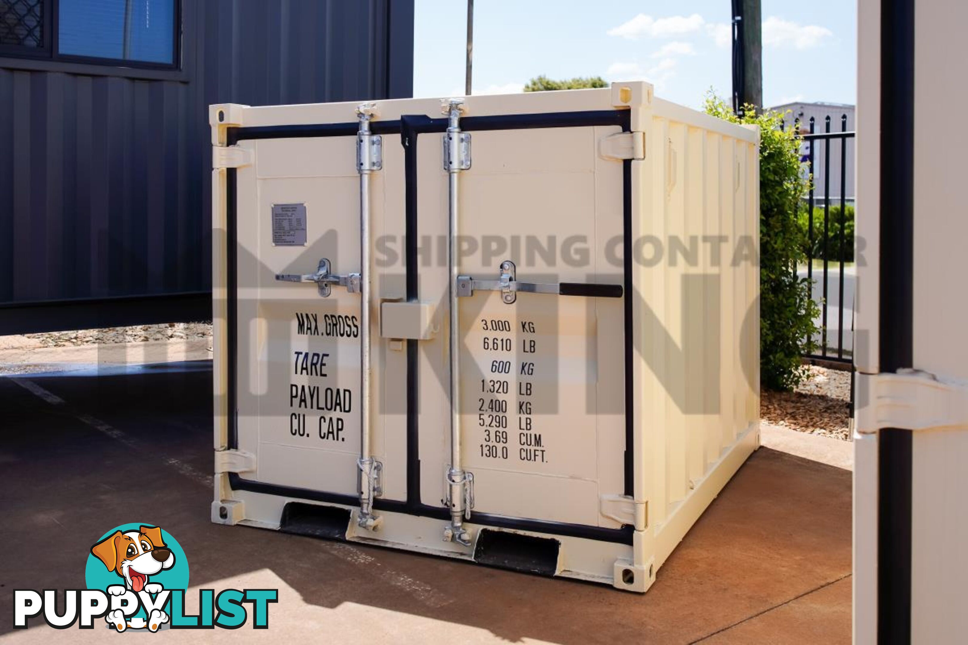 6' MINI CUBE SHIPPING CONTAINER - in Rockhampton