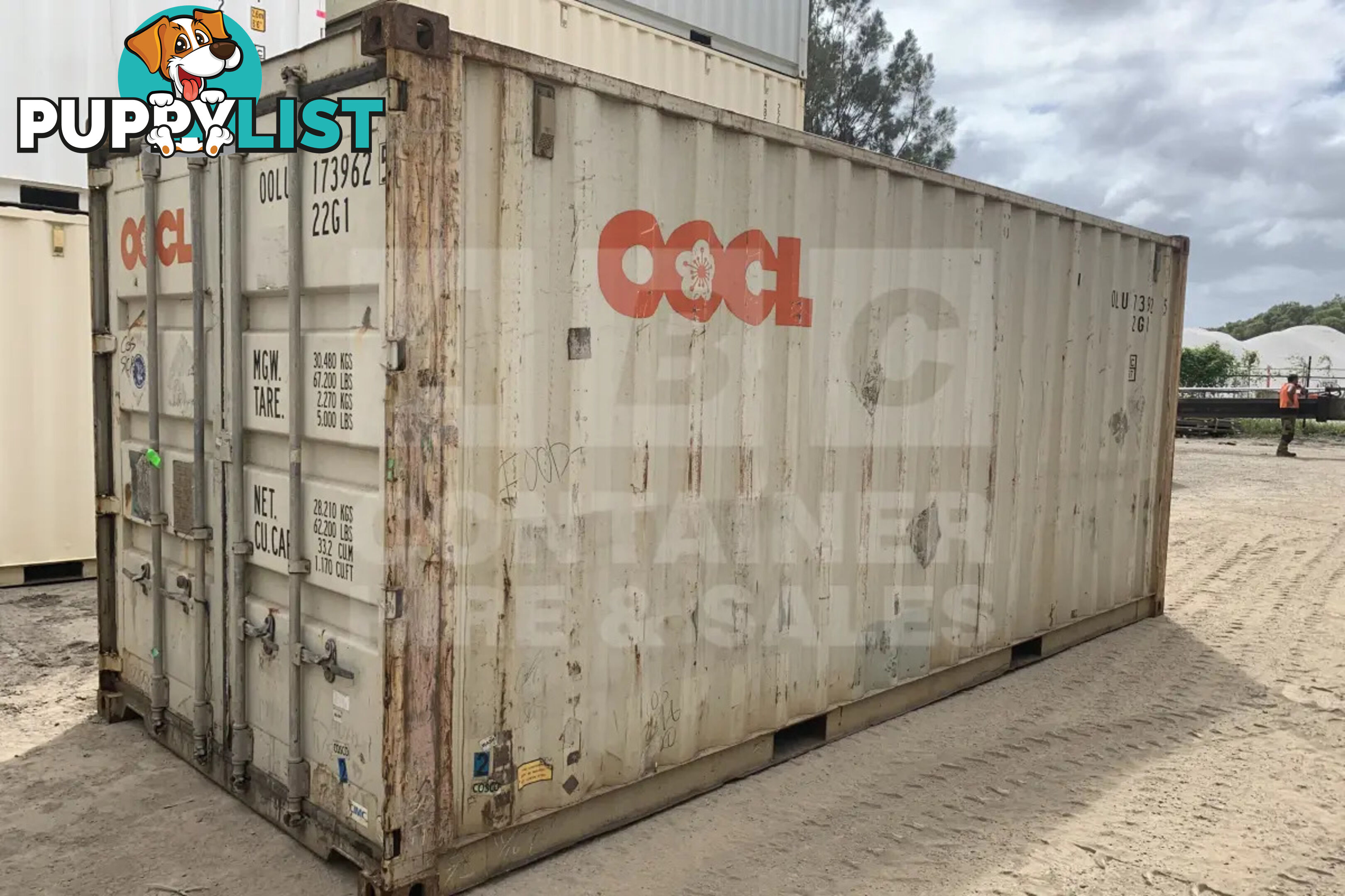 20' STANDARD HEIGHT SHIPPING CONTAINER