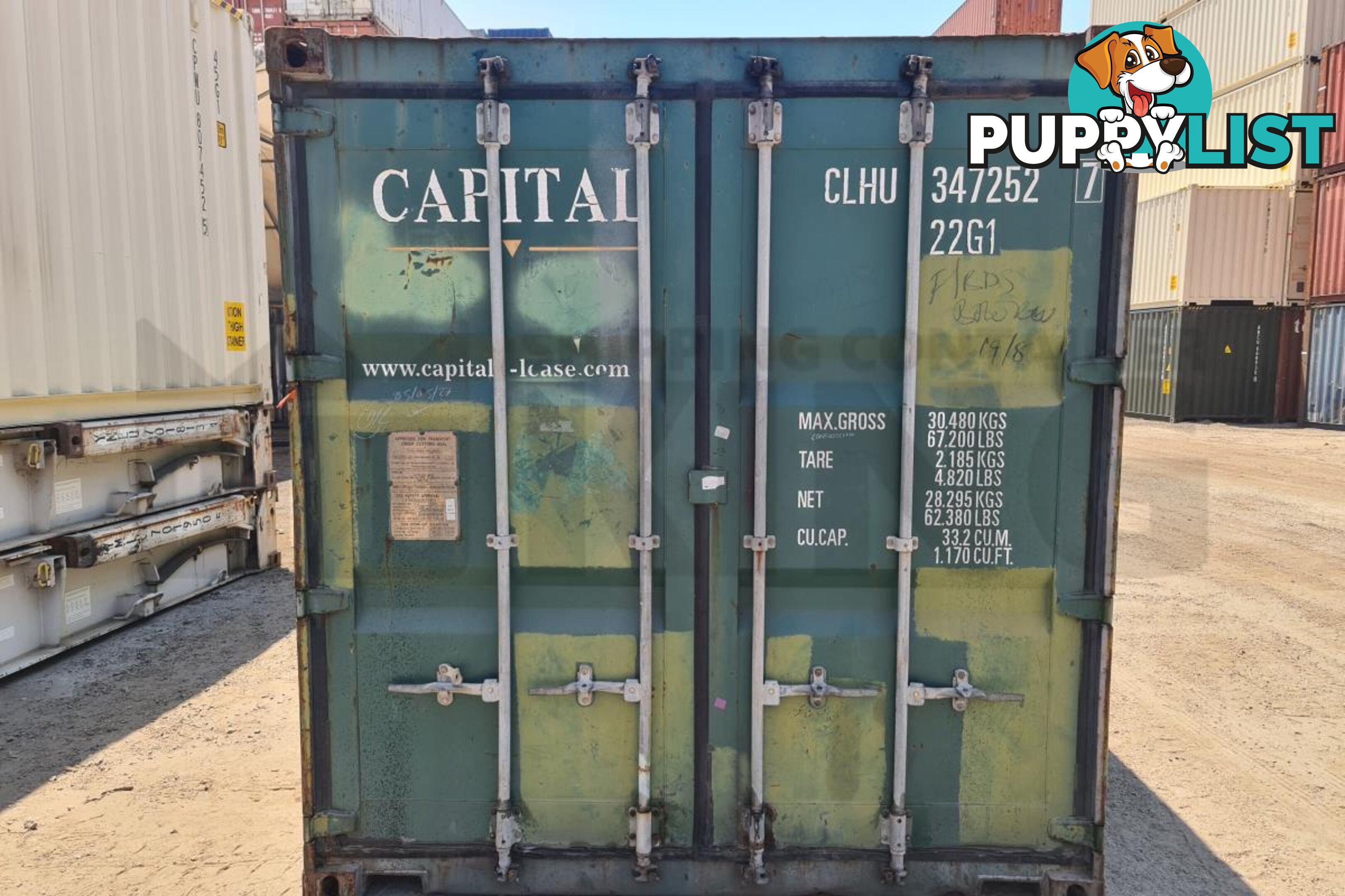 20' STANDARD HEIGHT SHIPPING CONTAINER - in Toowoomba