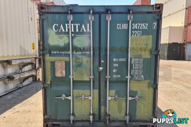 20' STANDARD HEIGHT SHIPPING CONTAINER - in Toowoomba