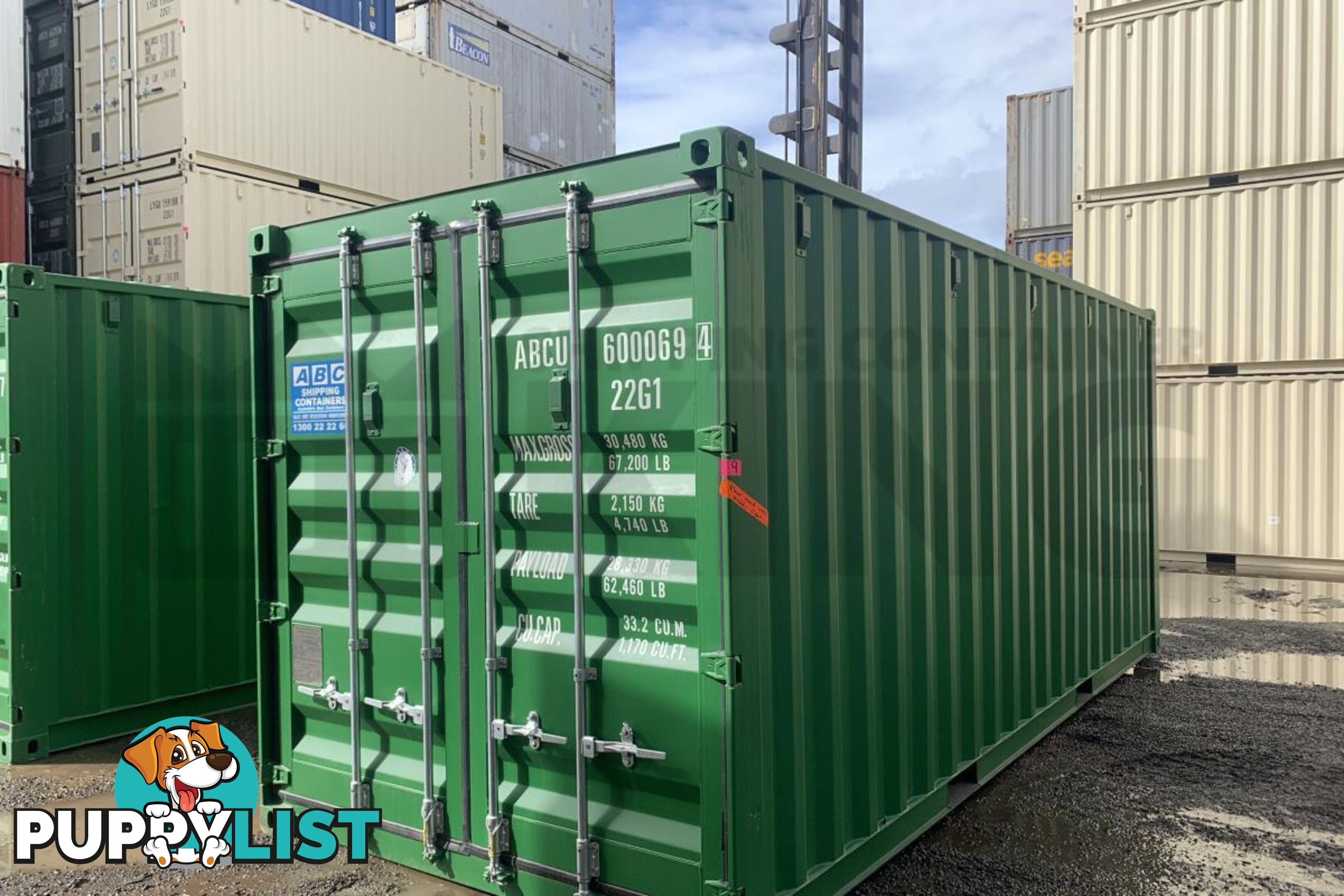 20' STANDARD HEIGHT SHIPPING CONTAINER - in Rockhampton