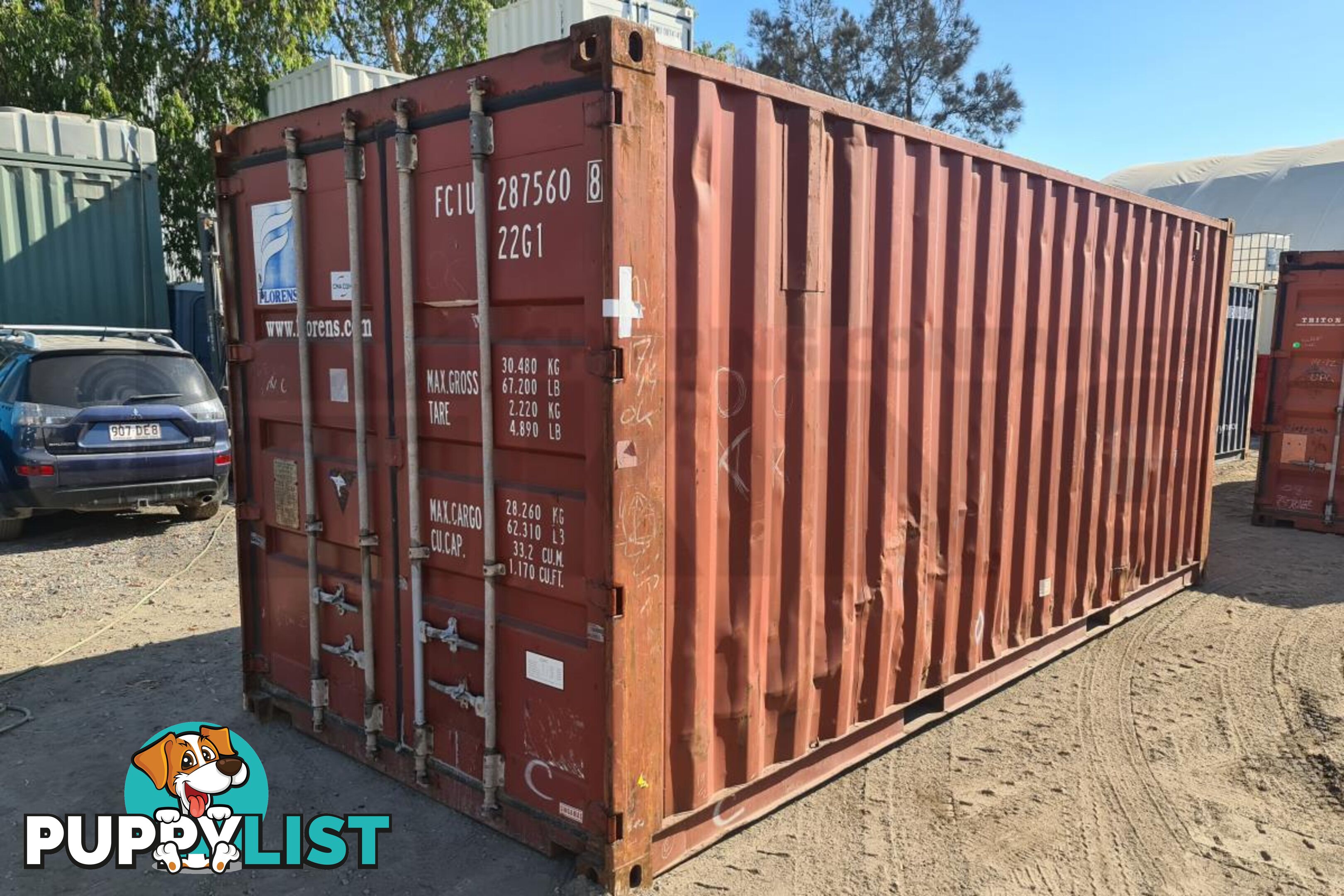 20' STANDARD HEIGHT SHIPPING CONTAINER - in Brisbane