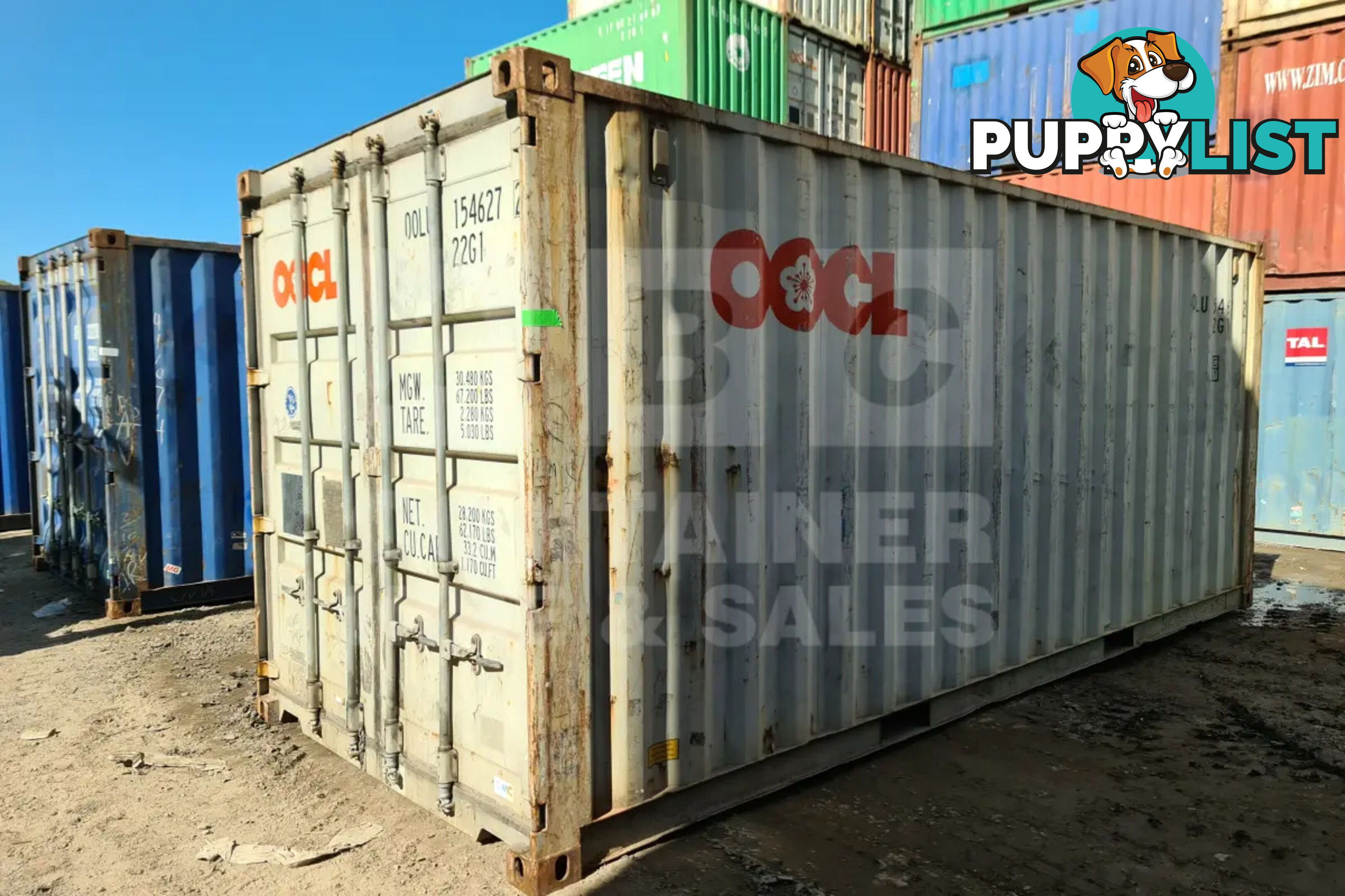20' STANDARD HEIGHT SHIPPING CONTAINER