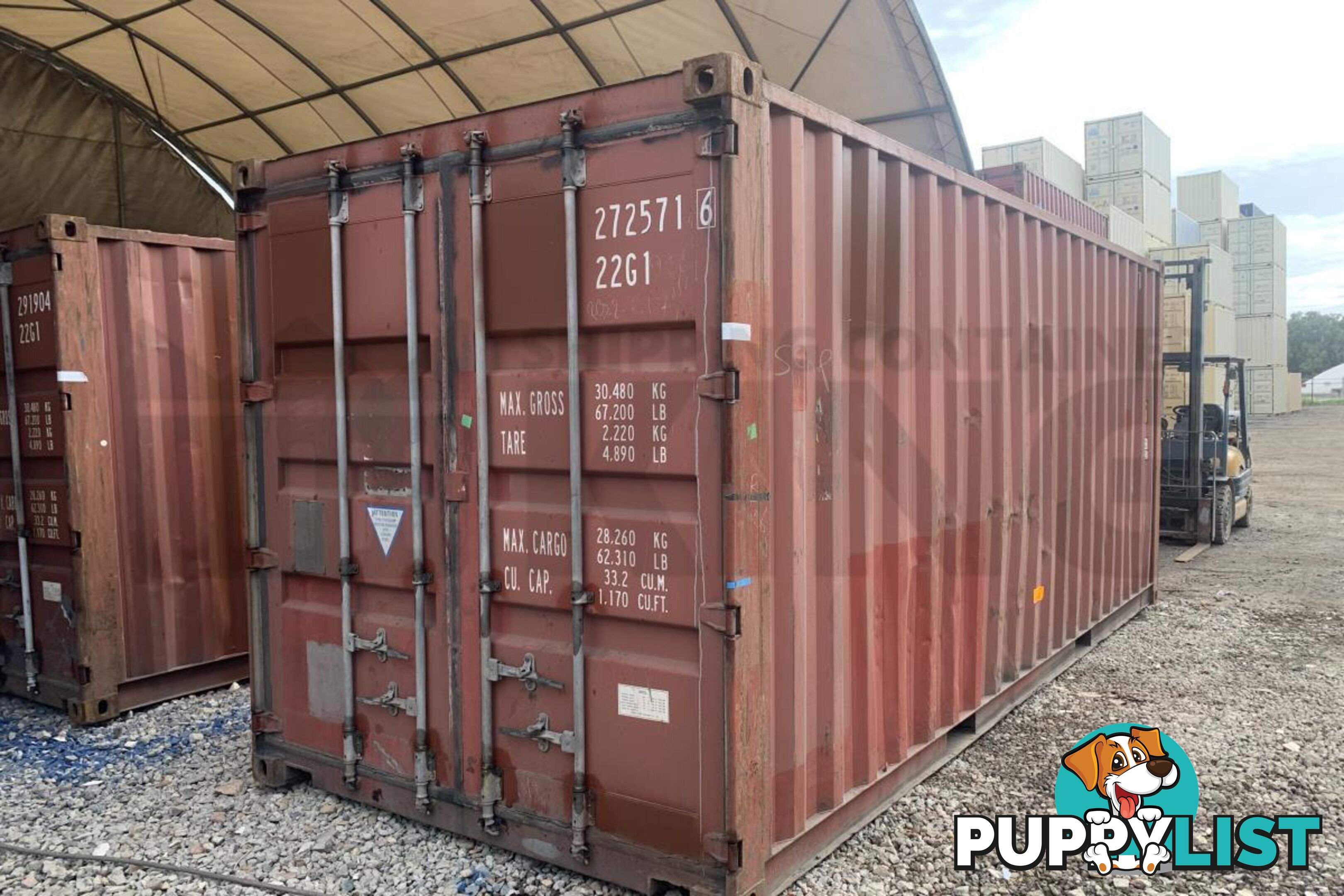 20' STANDARD HEIGHT SHIPPING CONTAINER - in MacKay