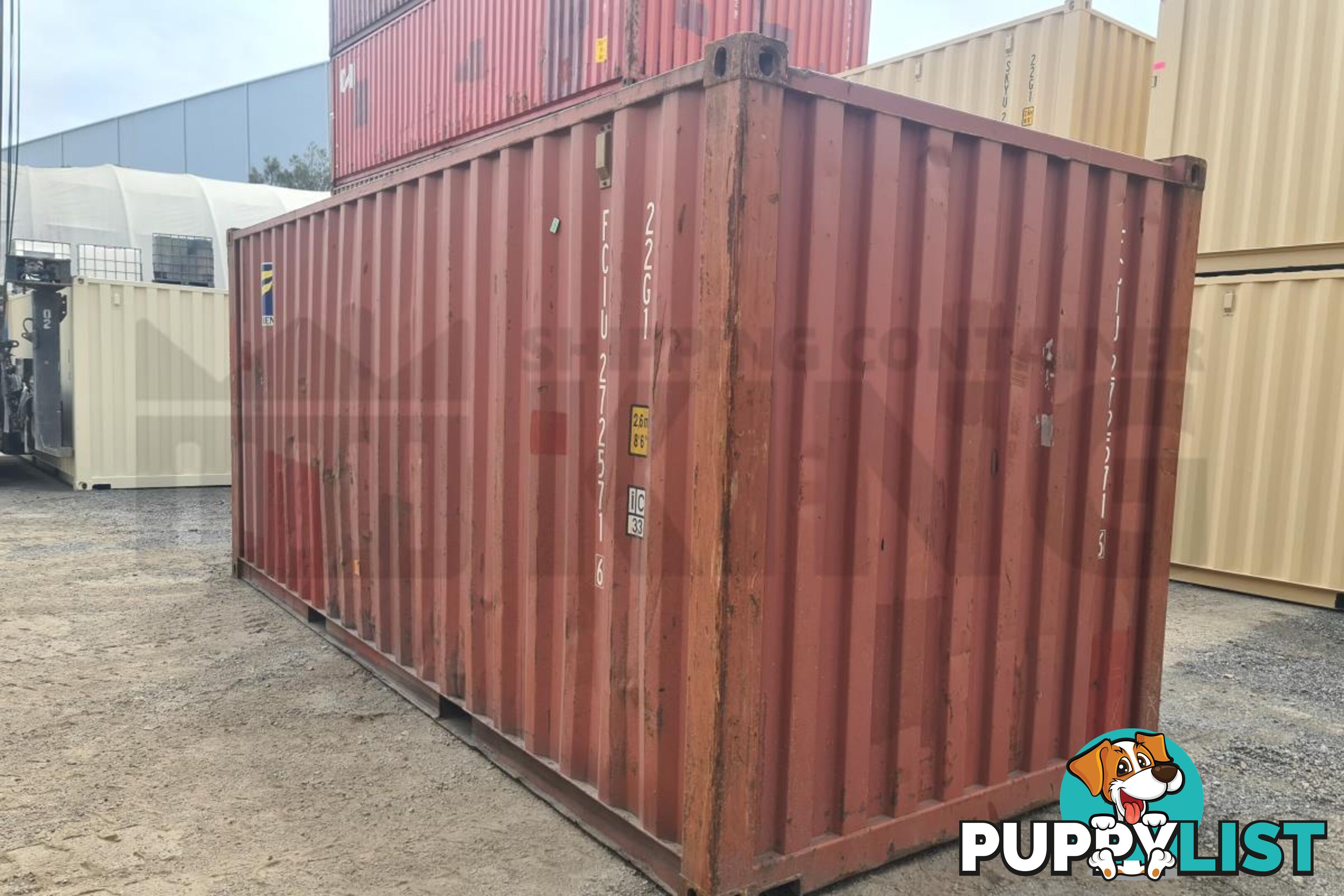 20' STANDARD HEIGHT SHIPPING CONTAINER - in MacKay