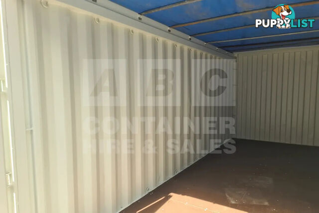 20' STANDARD HEIGHT OPEN TOP SHIPPING CONTAINER (TARP AND BOWS)