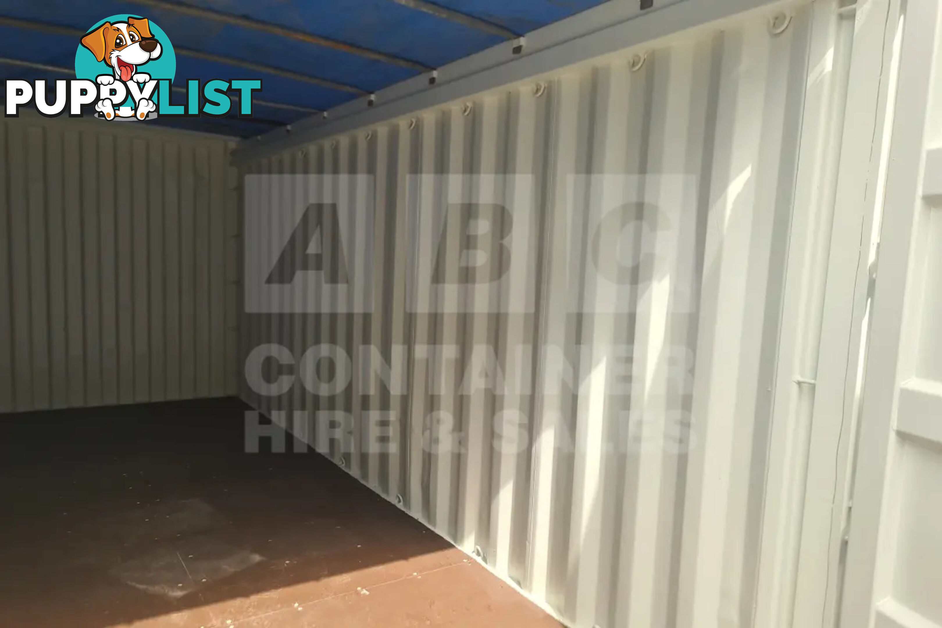 20' STANDARD HEIGHT OPEN TOP SHIPPING CONTAINER (TARP AND BOWS)