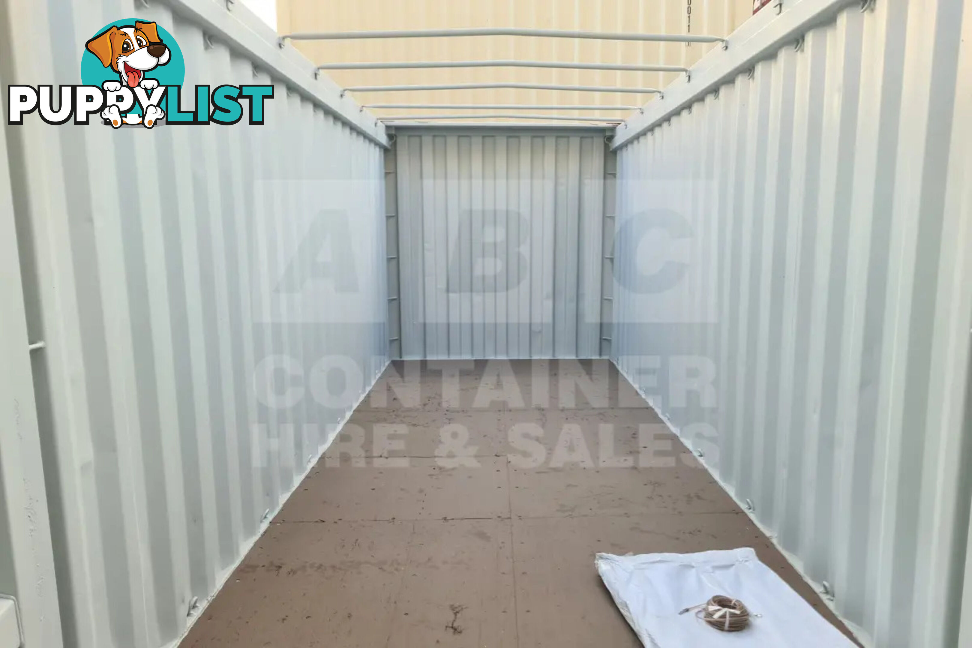 20' STANDARD HEIGHT OPEN TOP SHIPPING CONTAINER (TARP AND BOWS)