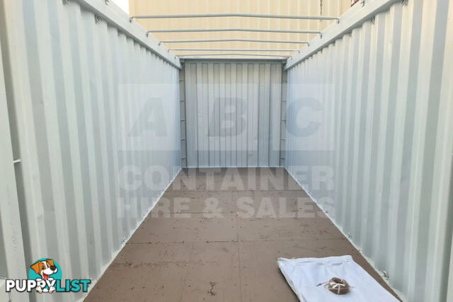 20' STANDARD HEIGHT OPEN TOP SHIPPING CONTAINER (TARP AND BOWS)