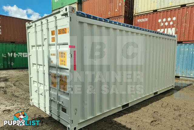 20' STANDARD HEIGHT OPEN TOP SHIPPING CONTAINER (TARP AND BOWS)