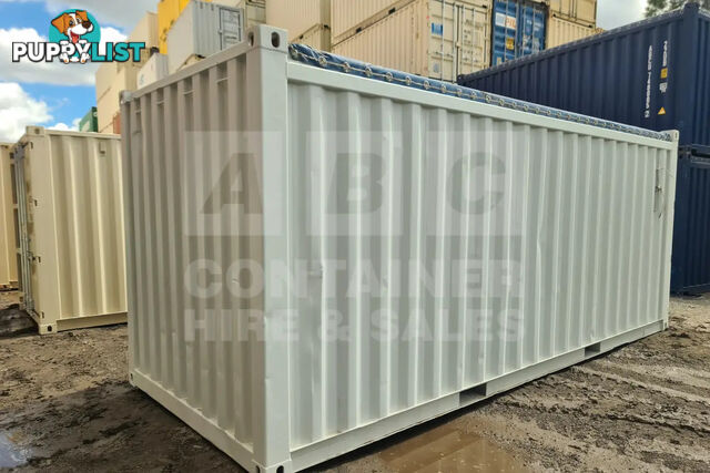 20' STANDARD HEIGHT OPEN TOP SHIPPING CONTAINER (TARP AND BOWS)