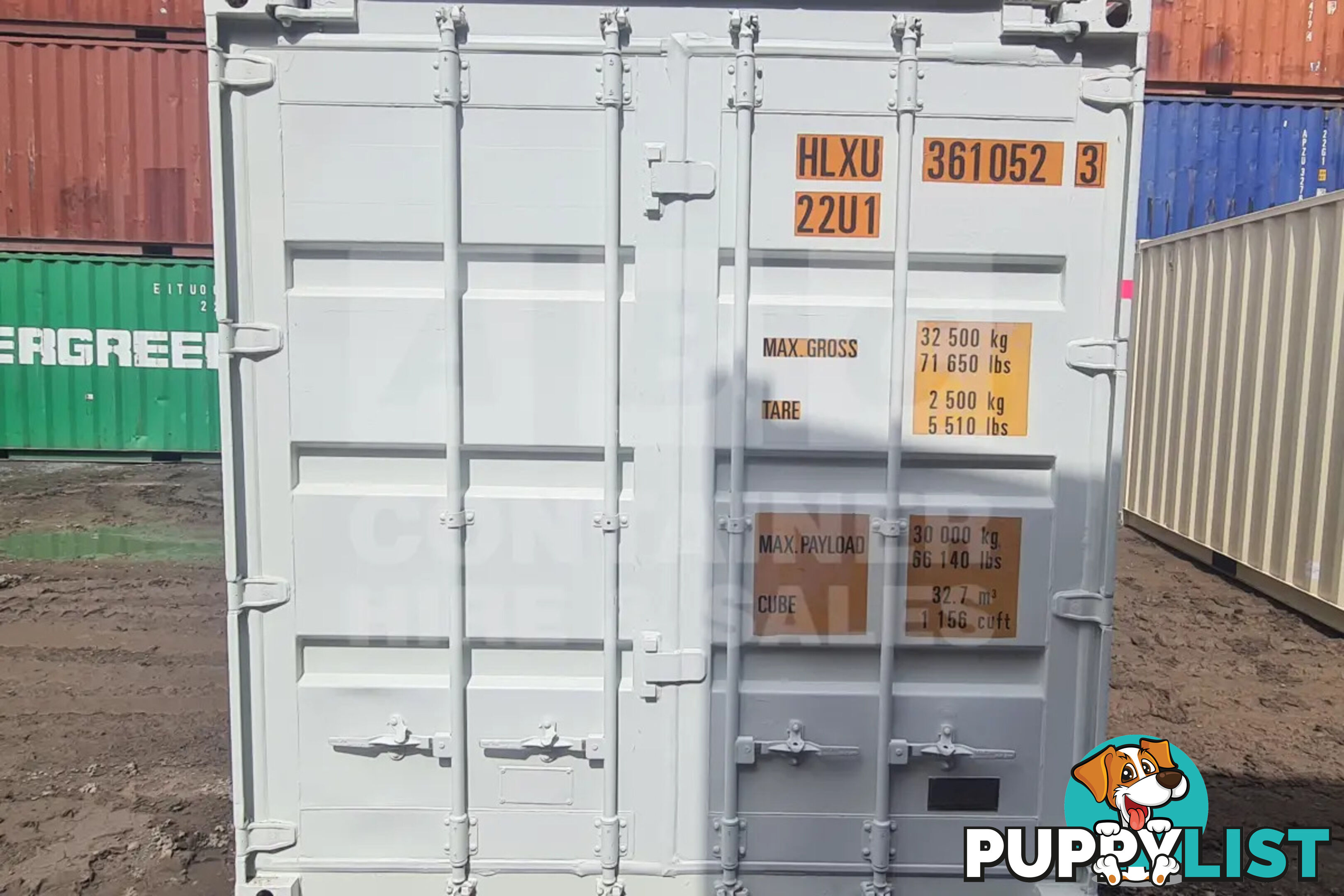 20' STANDARD HEIGHT OPEN TOP SHIPPING CONTAINER (TARP AND BOWS)