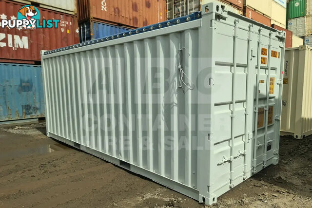 20' STANDARD HEIGHT OPEN TOP SHIPPING CONTAINER (TARP AND BOWS)