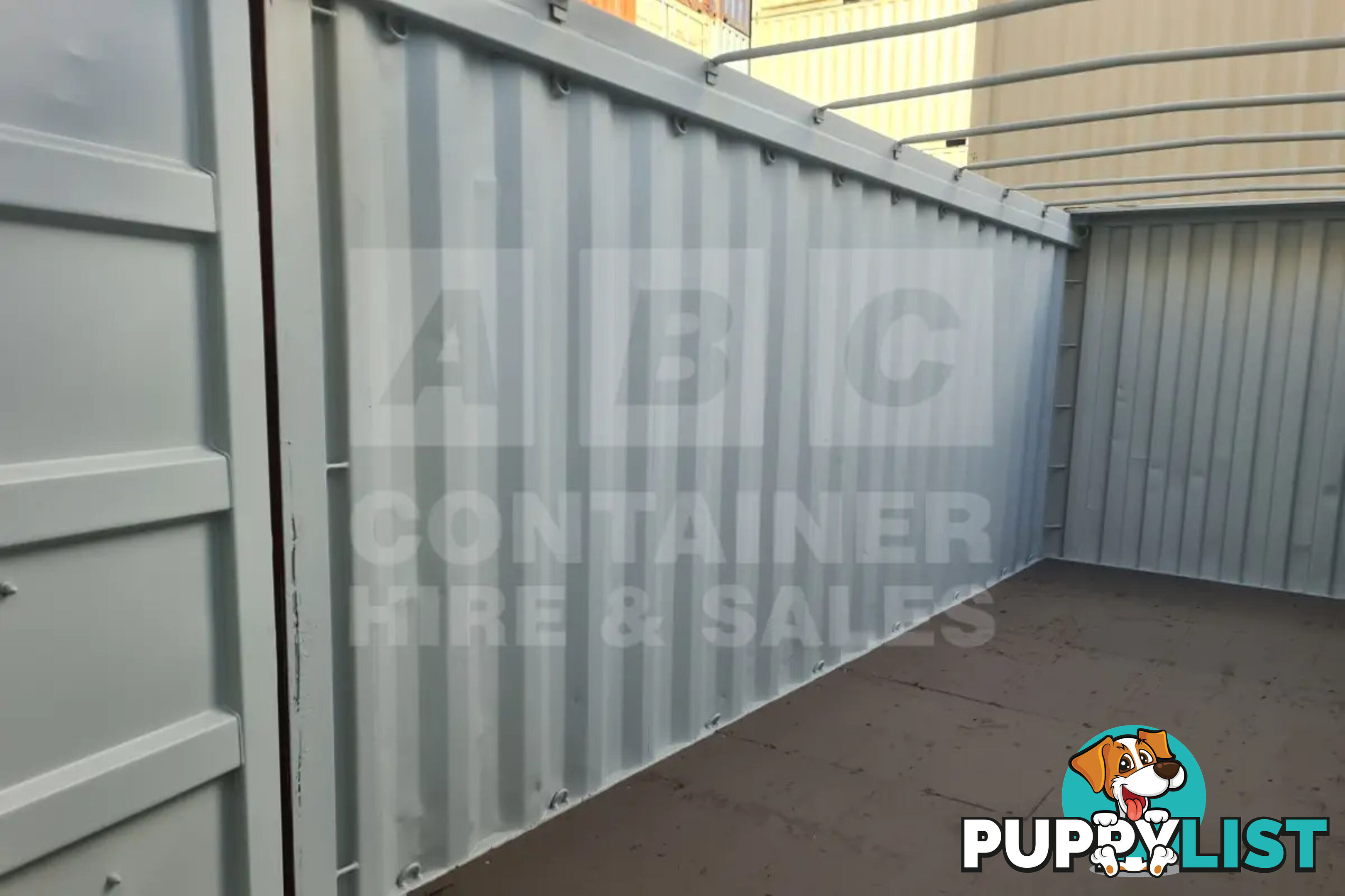 20' STANDARD HEIGHT OPEN TOP SHIPPING CONTAINER (TARP AND BOWS)
