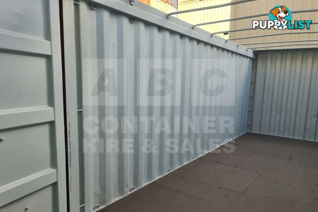 20' STANDARD HEIGHT OPEN TOP SHIPPING CONTAINER (TARP AND BOWS)
