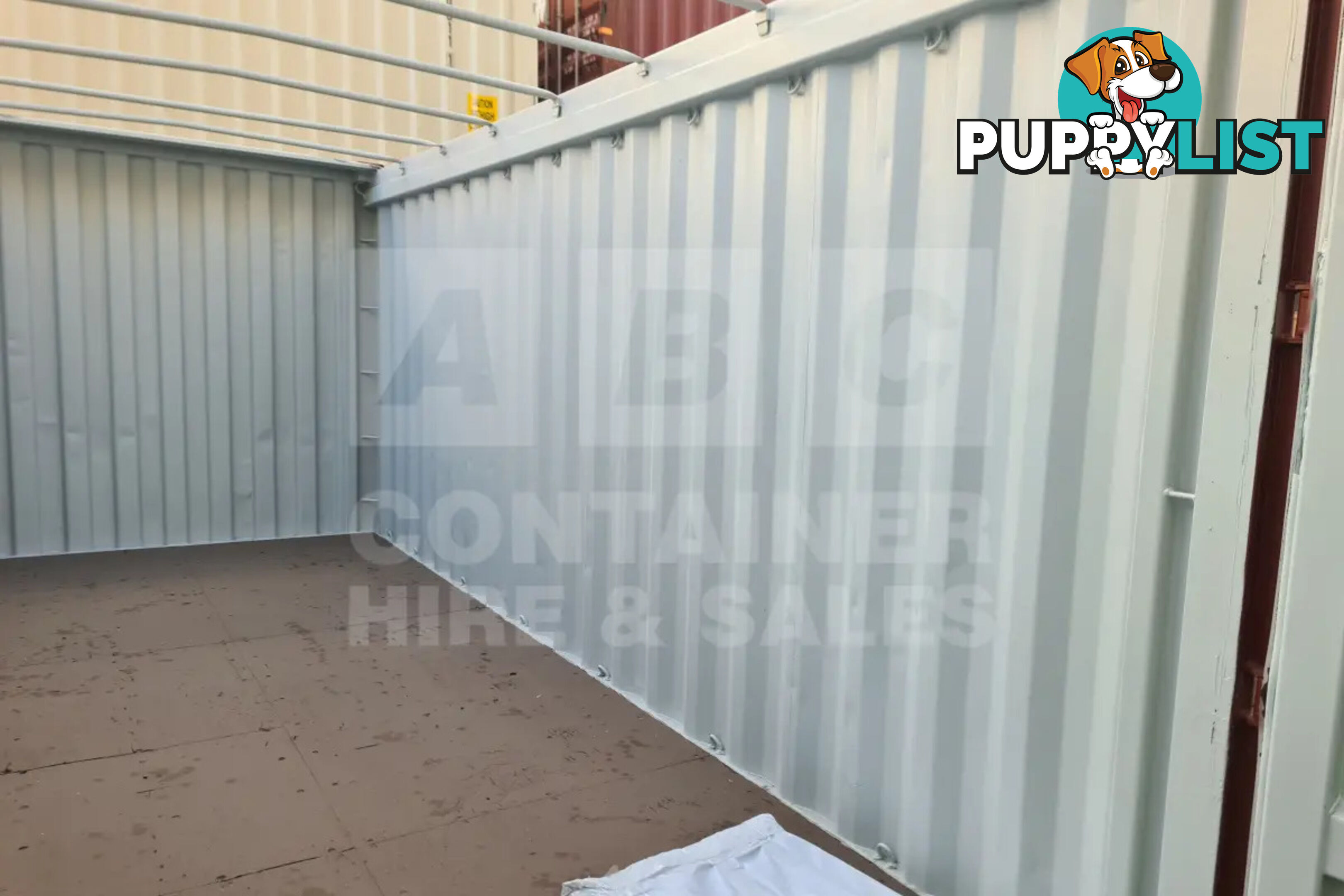 20' STANDARD HEIGHT OPEN TOP SHIPPING CONTAINER (TARP AND BOWS)