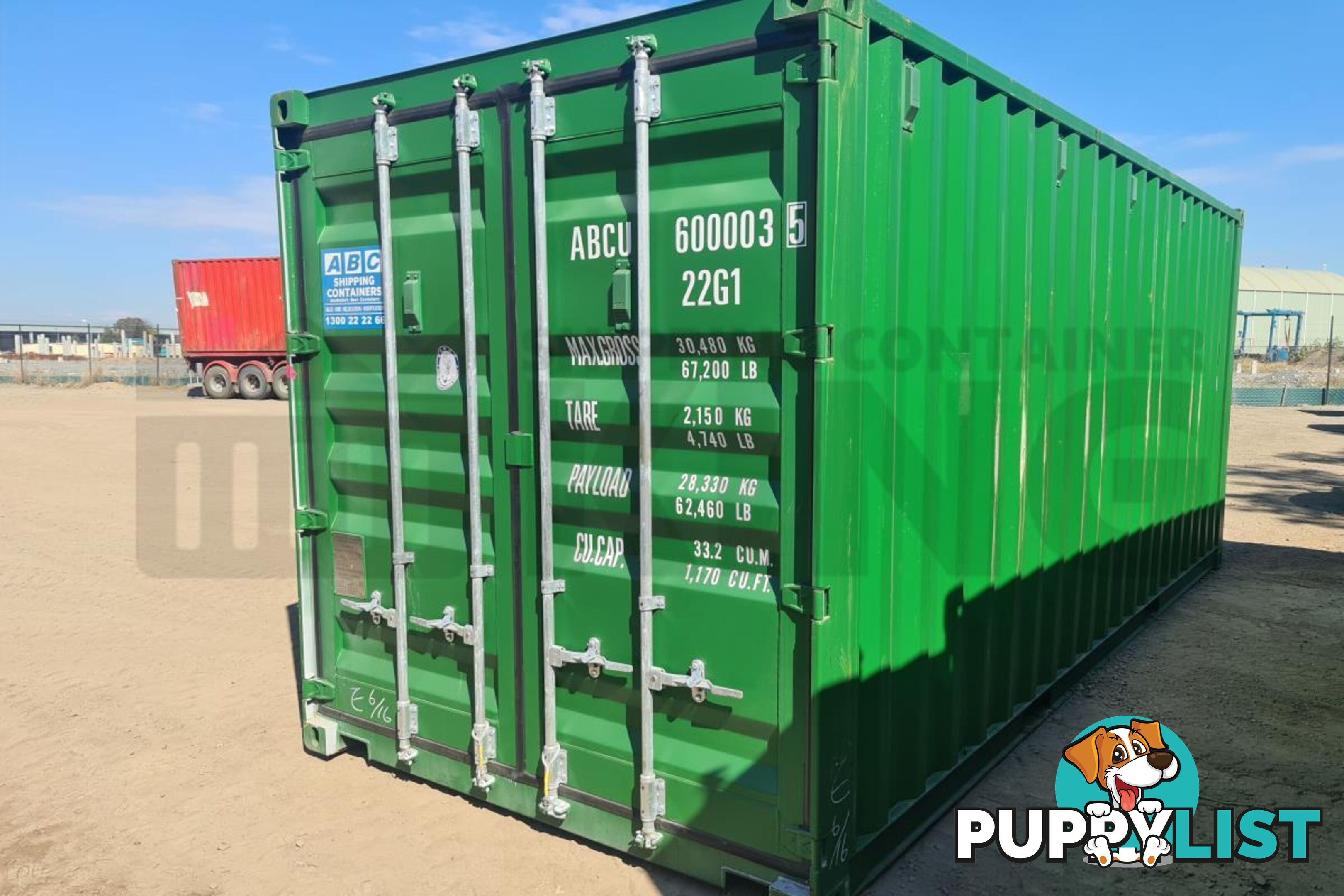 20' STANDARD HEIGHT SHIPPING CONTAINER - in Rockhampton