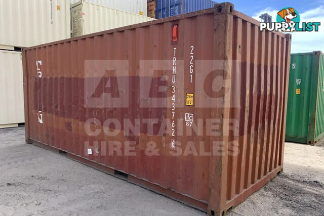 20' STANDARD HEIGHT SHIPPING CONTAINER - in Brisbane