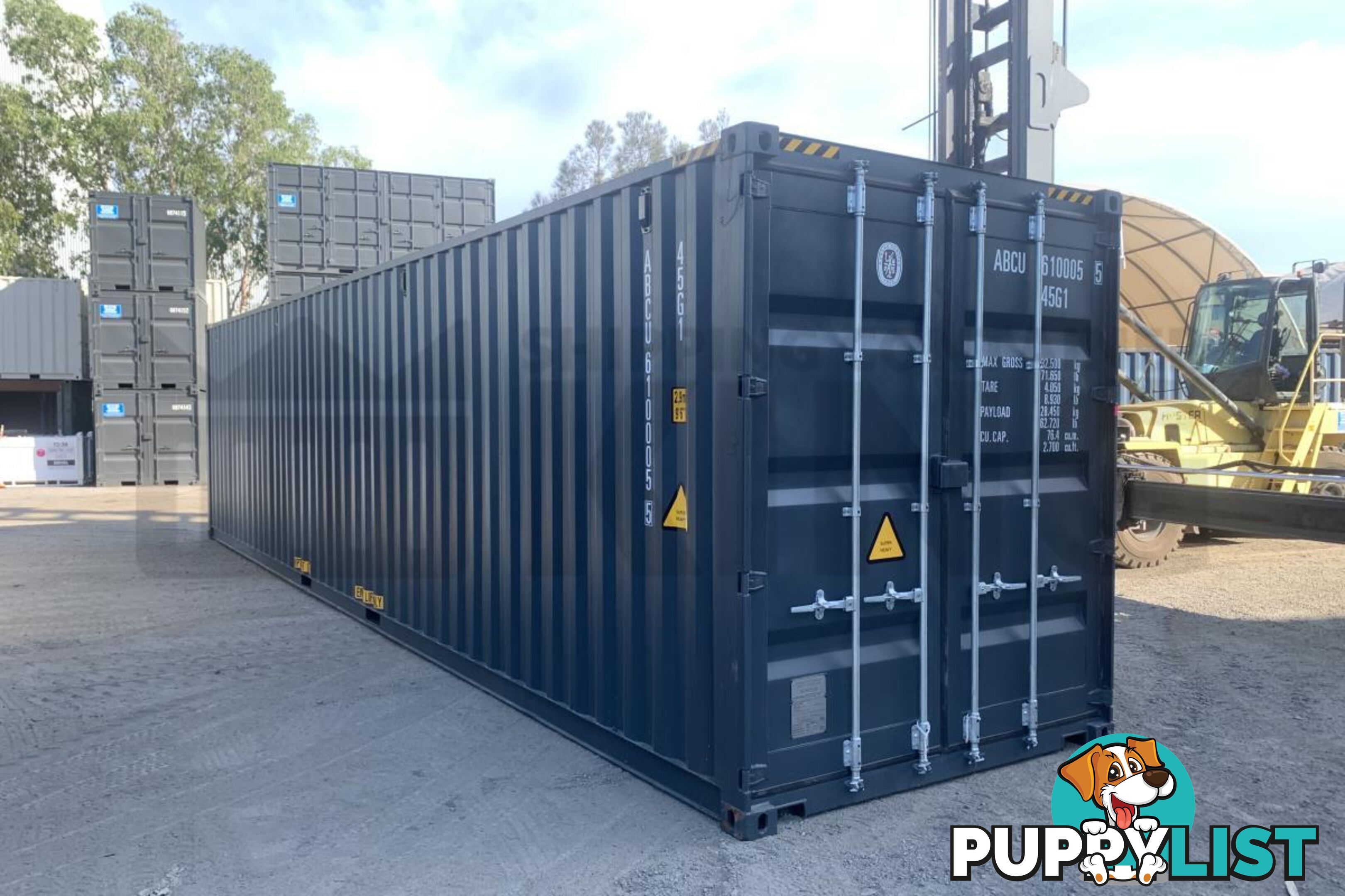 40' HIGH CUBE SHIPPING CONTAINER (STEEL FLOOR) - in Brisbane