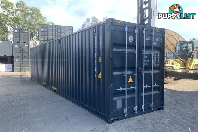 40' HIGH CUBE SHIPPING CONTAINER (STEEL FLOOR) - in Brisbane