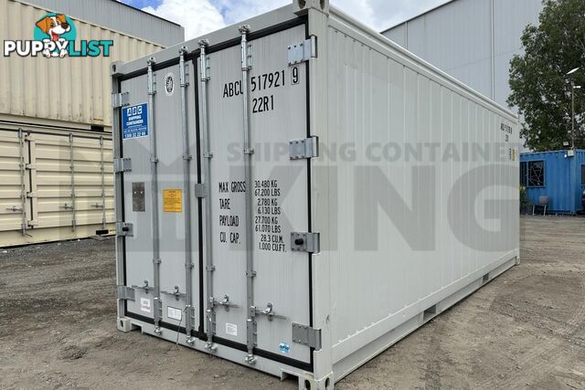 20' STANDARD HEIGHT REFRIGERATED "REEFER" SHIPPING CONTAINER (OPERATIONAL) - in Brisbane