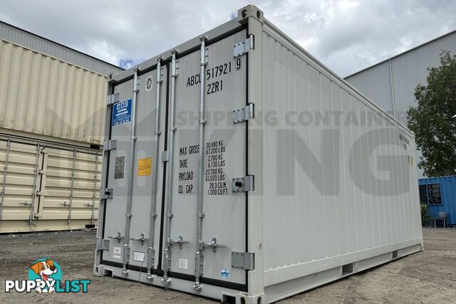 20' STANDARD HEIGHT REFRIGERATED "REEFER" SHIPPING CONTAINER (OPERATIONAL) - in Brisbane