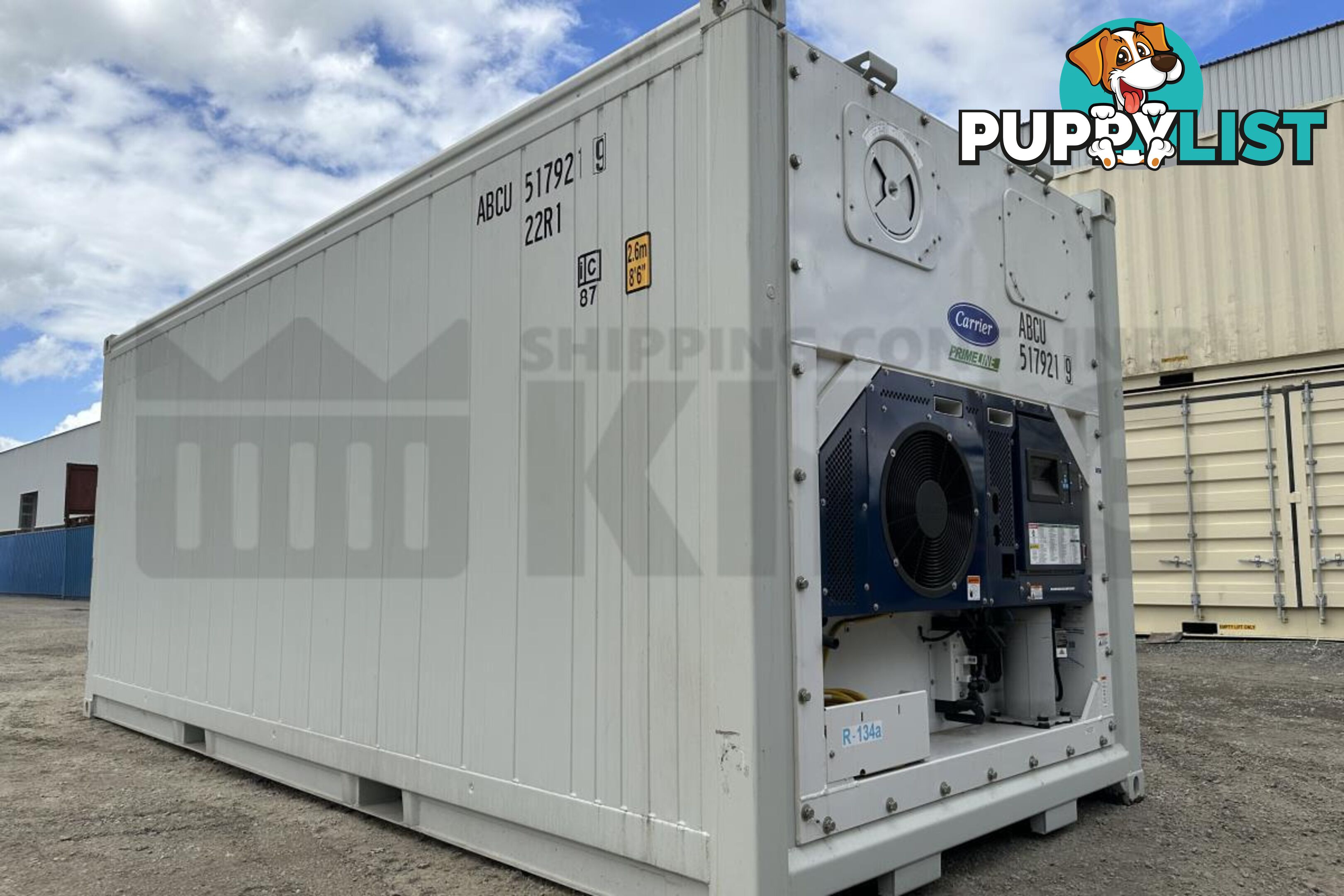 20' STANDARD HEIGHT REFRIGERATED "REEFER" SHIPPING CONTAINER (OPERATIONAL) - in Brisbane