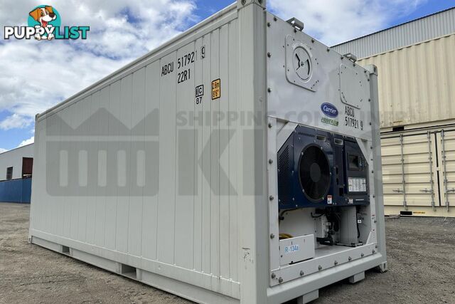 20' STANDARD HEIGHT REFRIGERATED "REEFER" SHIPPING CONTAINER (OPERATIONAL) - in Brisbane