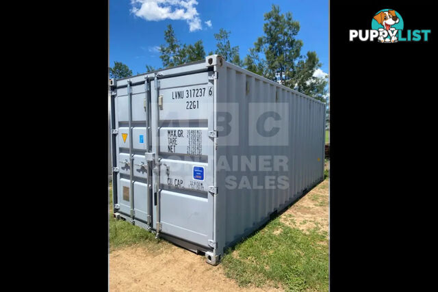 20' STANDARD HEIGHT SHIPPING CONTAINER (DOORS BOTH ENDS)