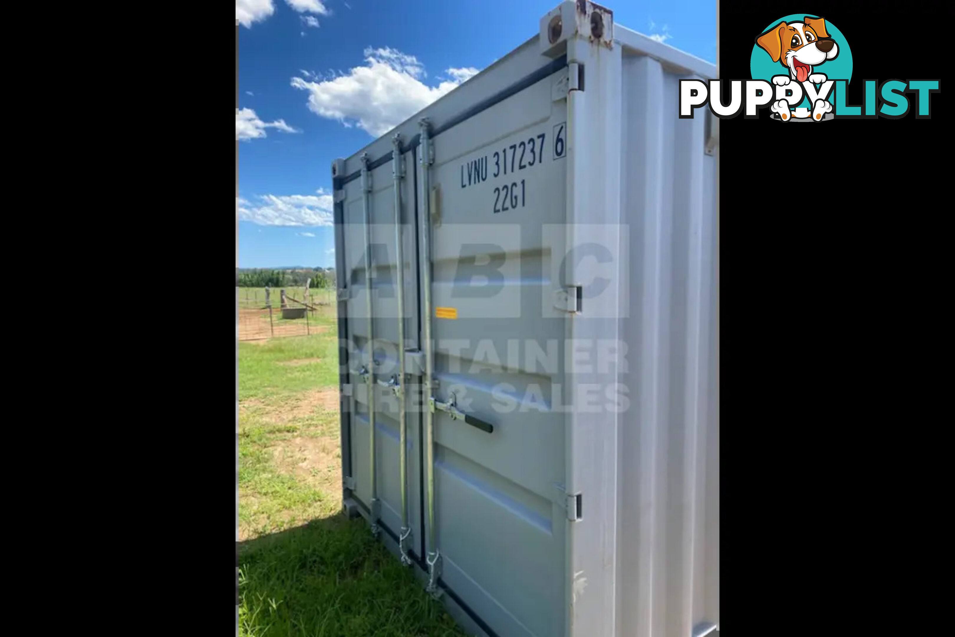 20' STANDARD HEIGHT SHIPPING CONTAINER (DOORS BOTH ENDS)