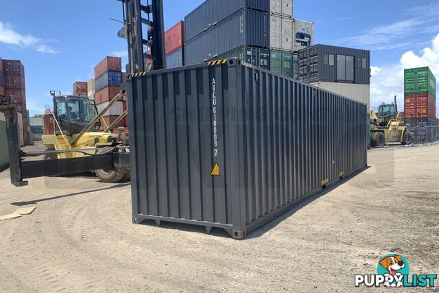 40' HIGH CUBE SHIPPING CONTAINER (STEEL FLOOR) - in Brisbane