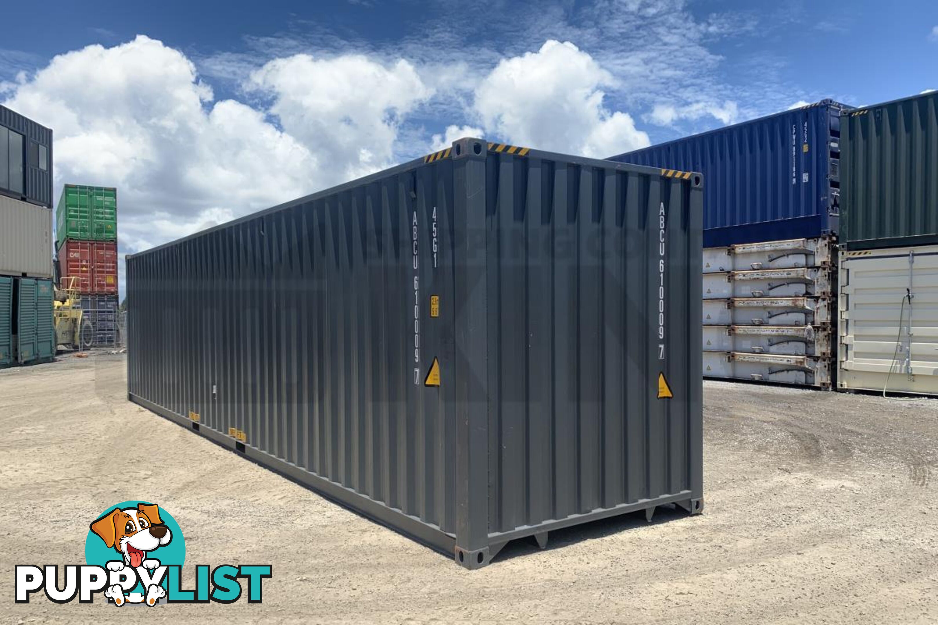 40' HIGH CUBE SHIPPING CONTAINER (STEEL FLOOR) - in Brisbane