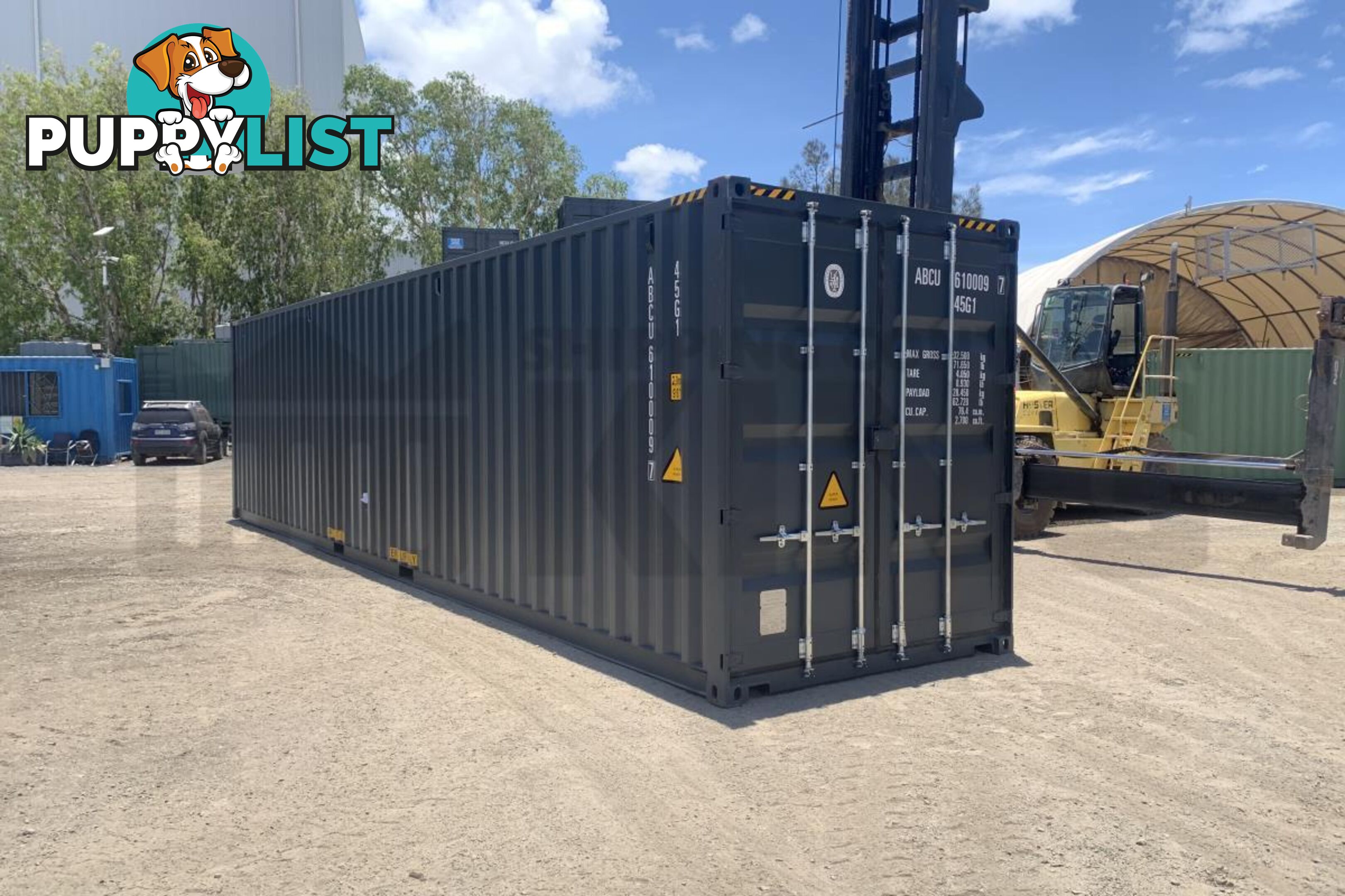 40' HIGH CUBE SHIPPING CONTAINER (STEEL FLOOR) - in Brisbane