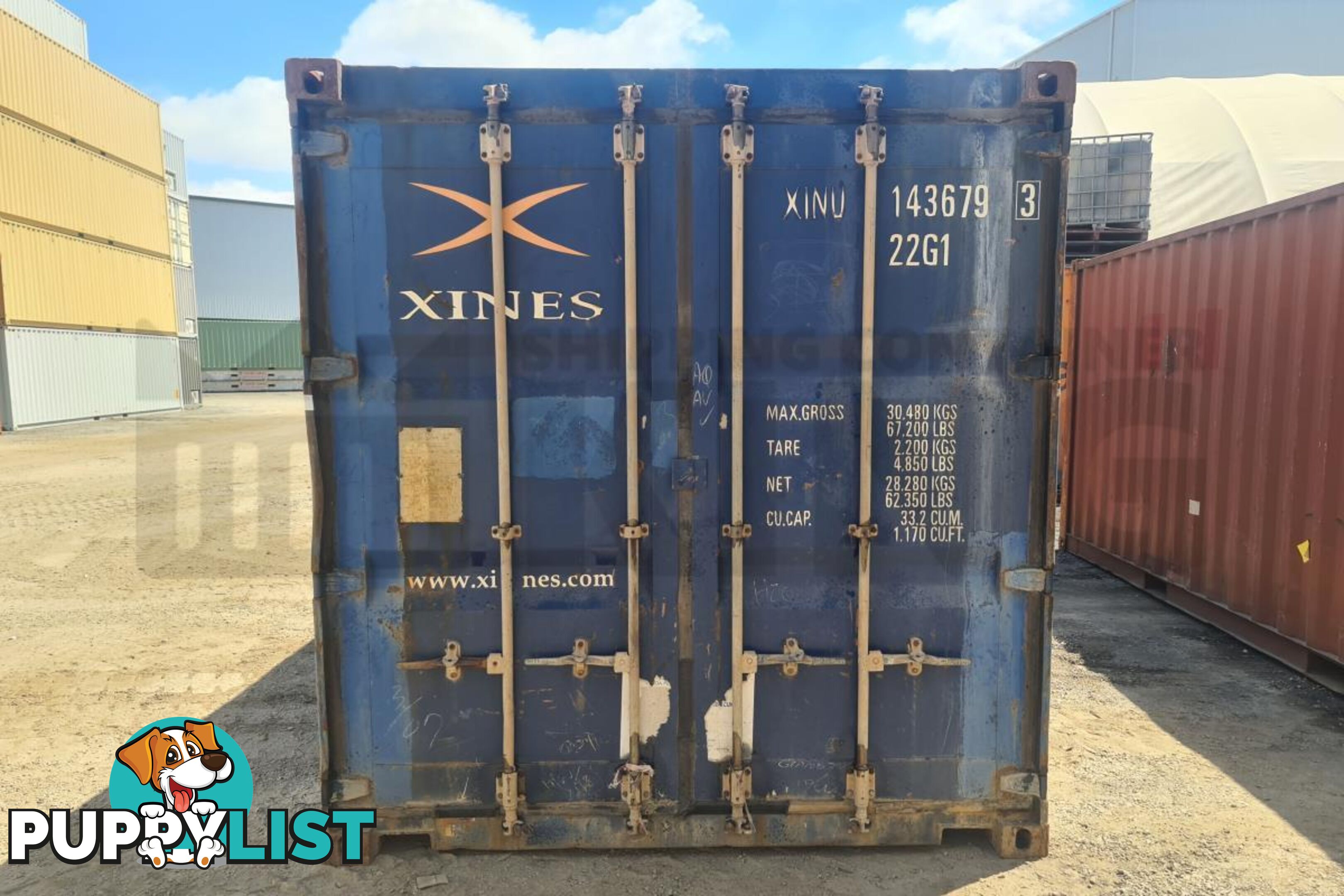 20' STANDARD HEIGHT SHIPPING CONTAINER - in Brisbane