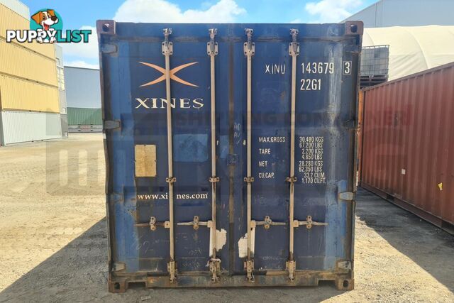 20' STANDARD HEIGHT SHIPPING CONTAINER - in Brisbane