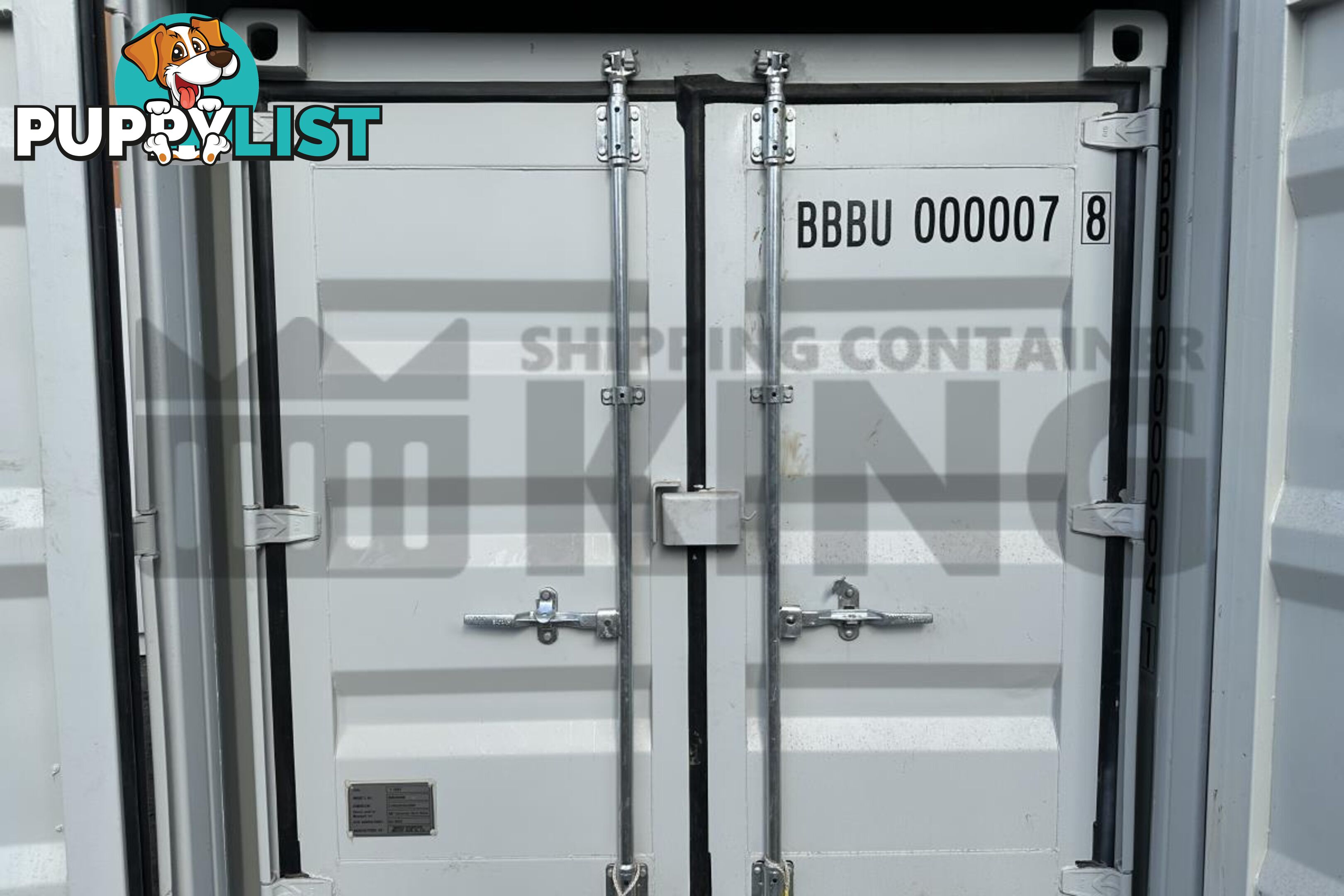 7' STEEL CONTAINER (7'3" HIGH, FACTORY BUILT) - in Brisbane