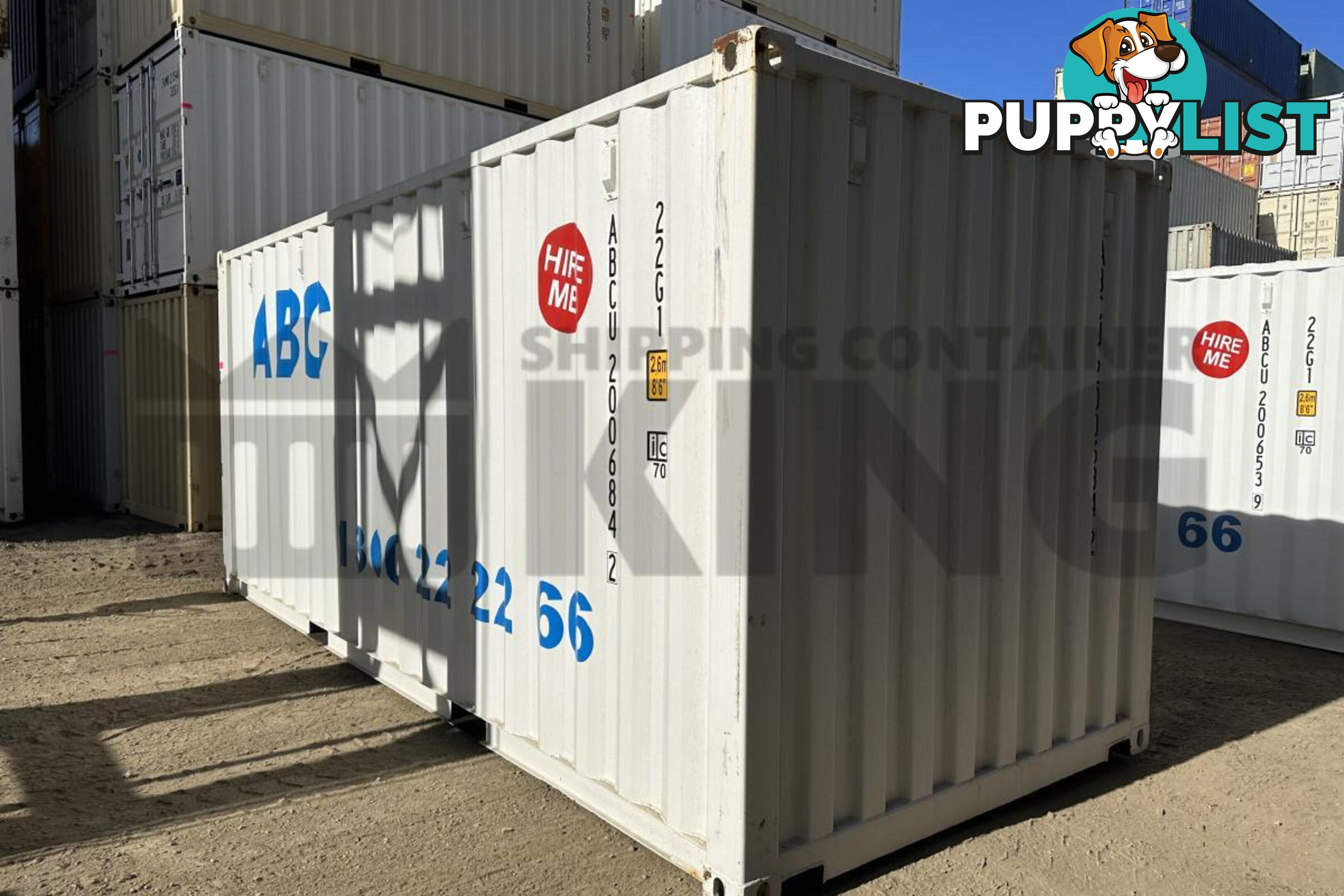 20' STANDARD HEIGHT SHIPPING CONTAINER - in Brisbane