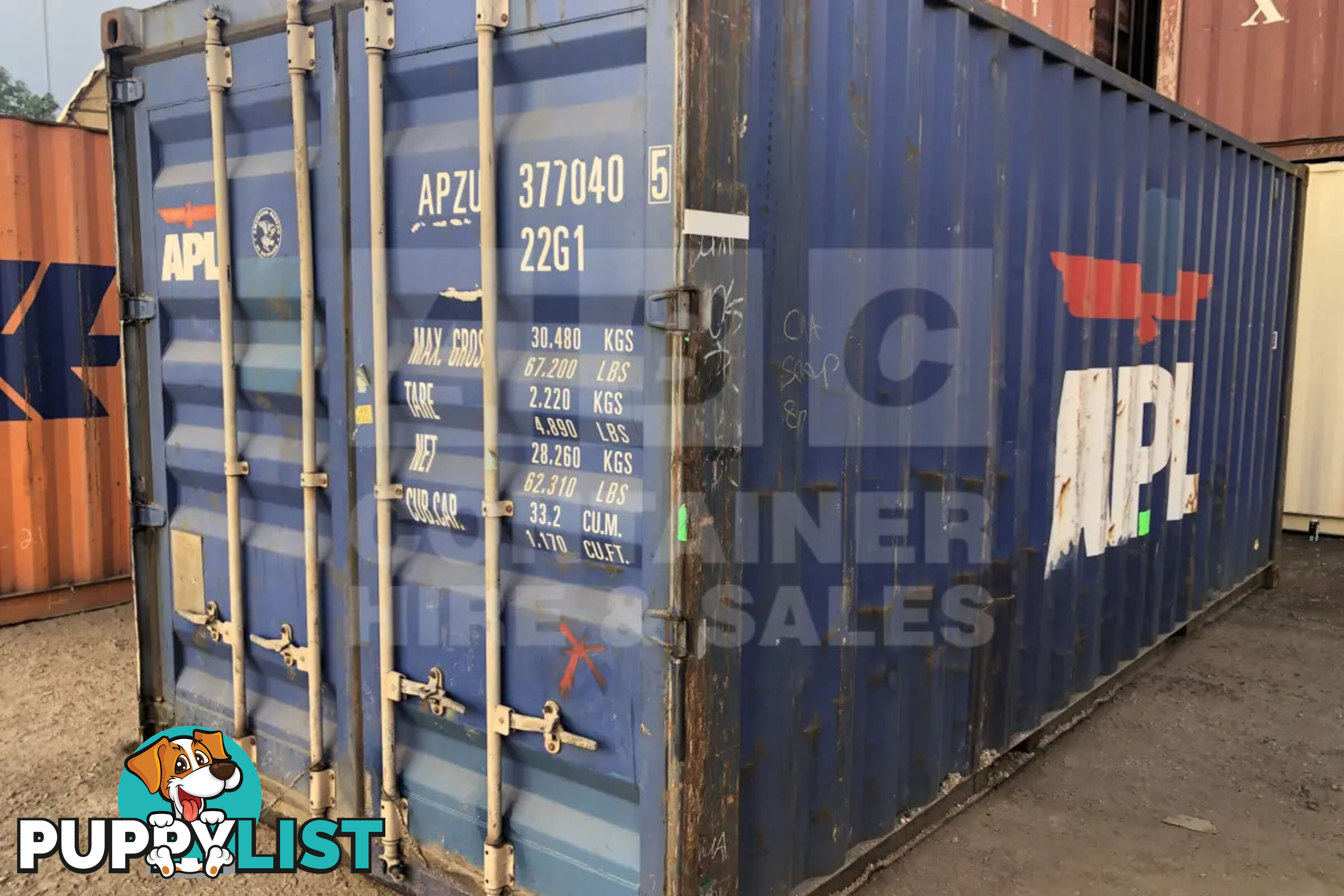 20' STANDARD HEIGHT SHIPPING CONTAINER