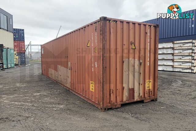 40' HIGH CUBE SHIPPING CONTAINER - in Chinchilla