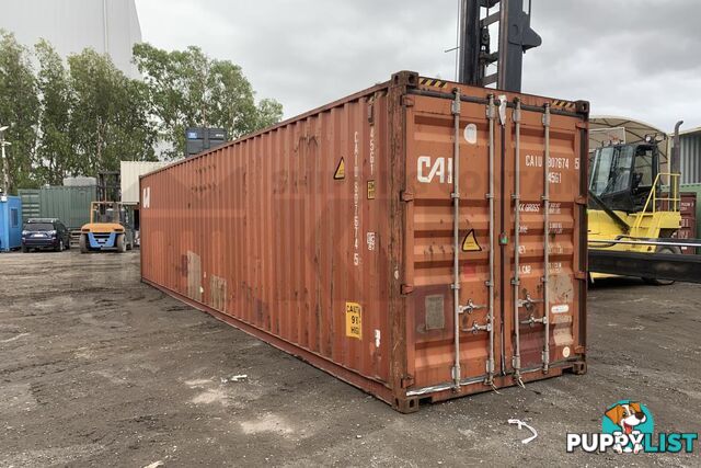 40' HIGH CUBE SHIPPING CONTAINER - in Chinchilla