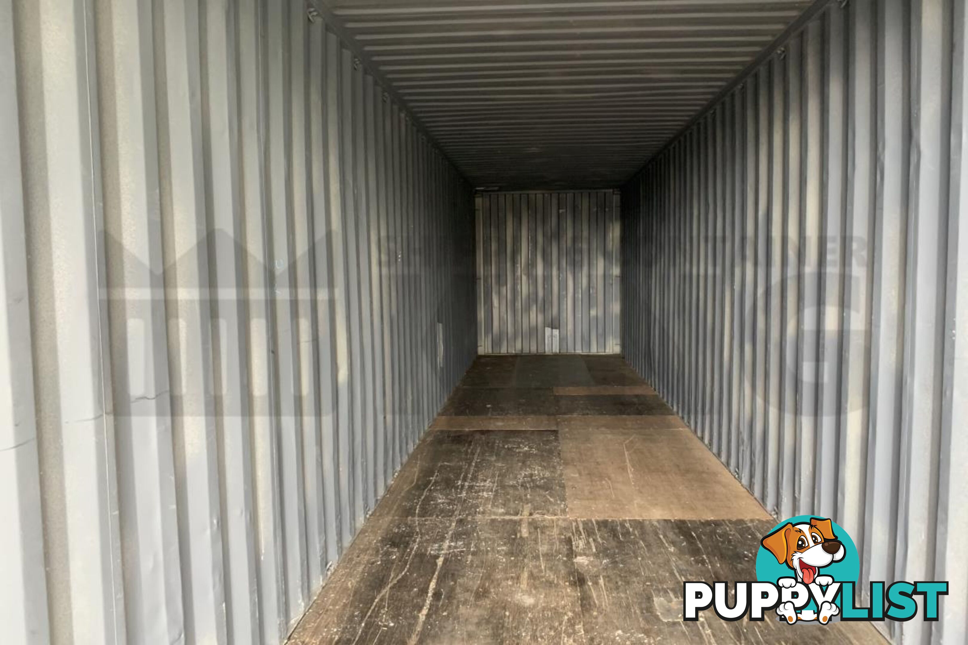 40' HIGH CUBE SHIPPING CONTAINER - in Chinchilla