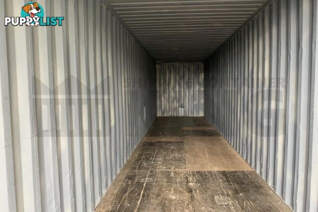 40' HIGH CUBE SHIPPING CONTAINER - in Chinchilla