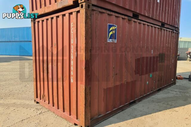 20' STANDARD HEIGHT SHIPPING CONTAINER - in Brisbane