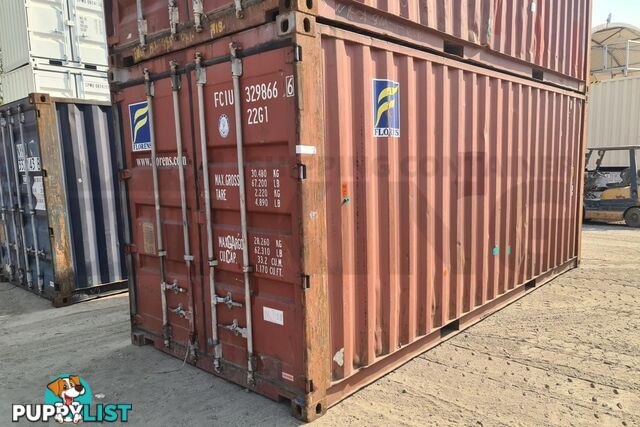 20' STANDARD HEIGHT SHIPPING CONTAINER - in Brisbane