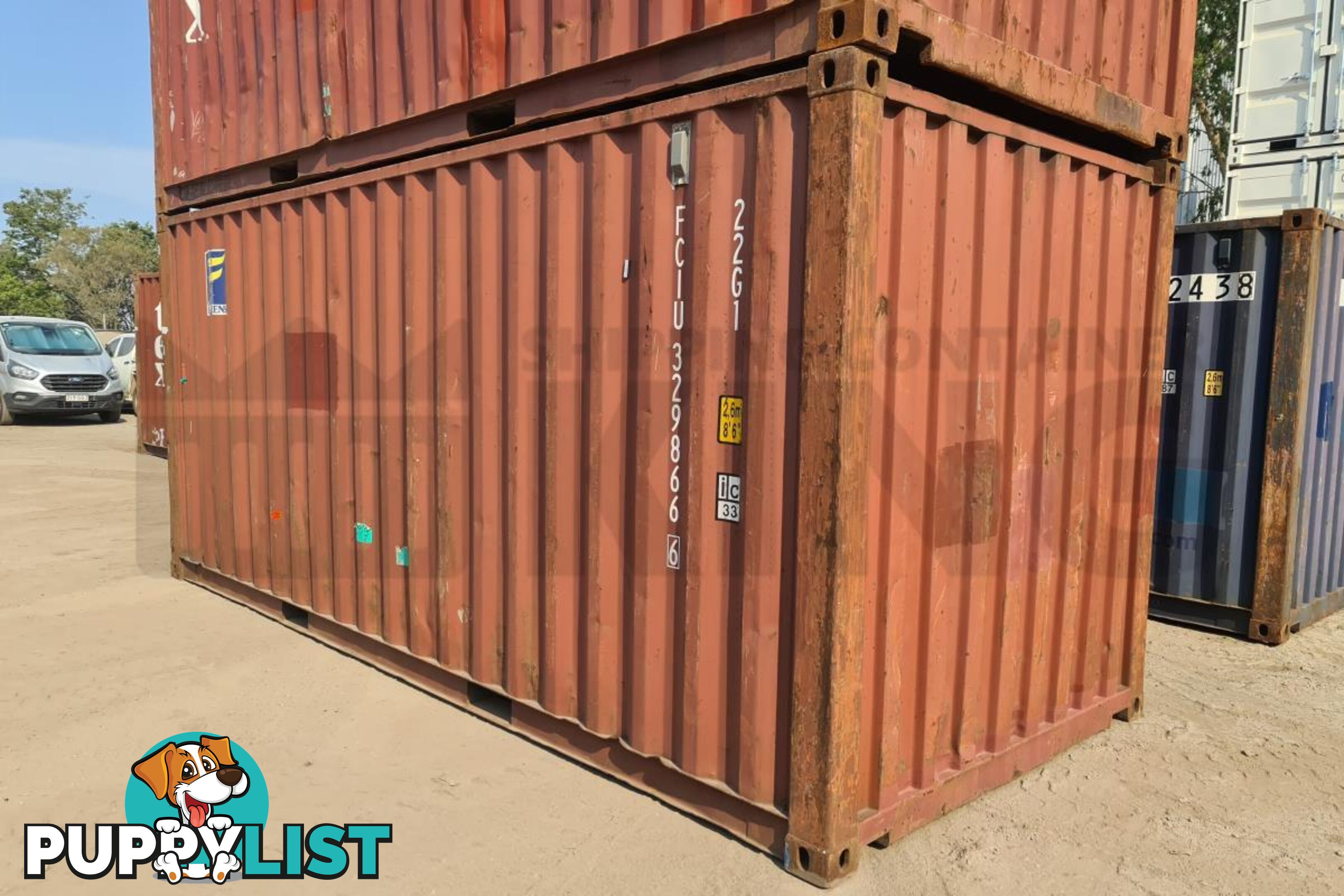 20' STANDARD HEIGHT SHIPPING CONTAINER - in Brisbane