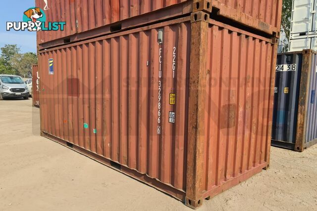 20' STANDARD HEIGHT SHIPPING CONTAINER - in Brisbane