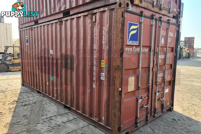 20' STANDARD HEIGHT SHIPPING CONTAINER - in Brisbane